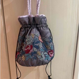 アナスイ(ANNA SUI)のANNA SUI Francfranc コラボ 巾着バッグ(ハンドバッグ)