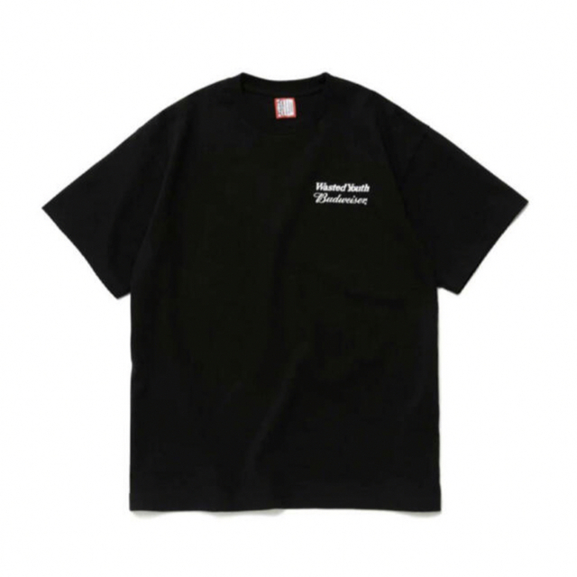 WYxBW T-SHIRT BLACK L