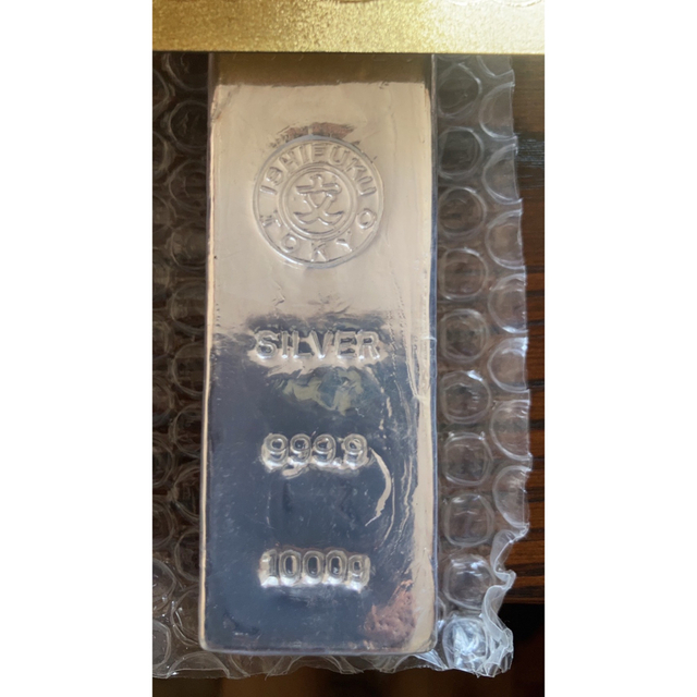 石福金属工業 1kg(1000g)純銀バー