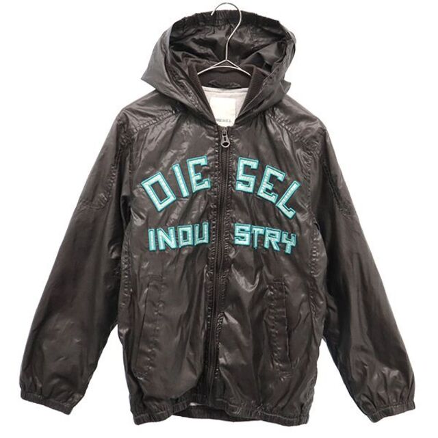 DIESEL - ディーゼル 刺繍 ジップアップジャケット 10 グレー系 DIESEL