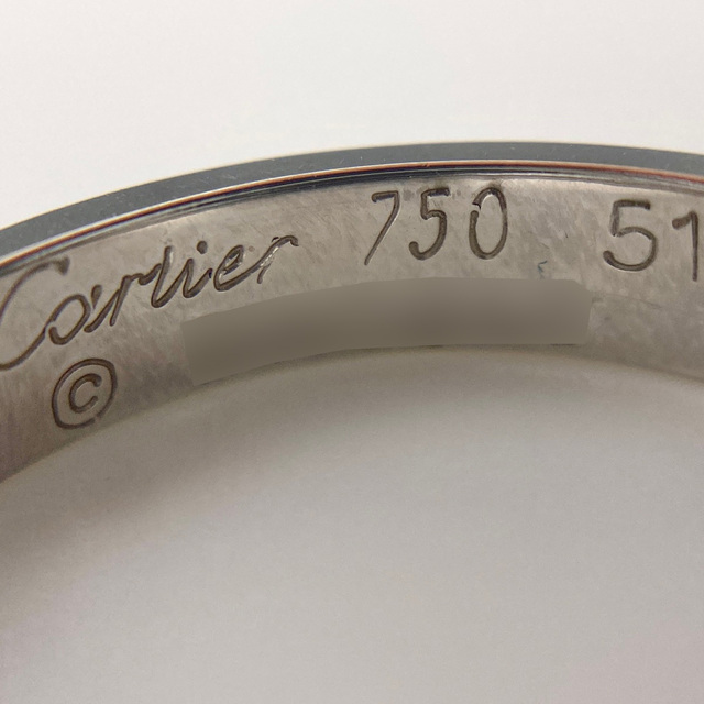 カルティエ ミニラブ デザインリング 11号 WG 【中古】 今月の