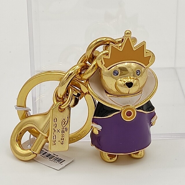 DisneyxCOACH ヴィランズ ベア チャーム マレフィセント等4点セット