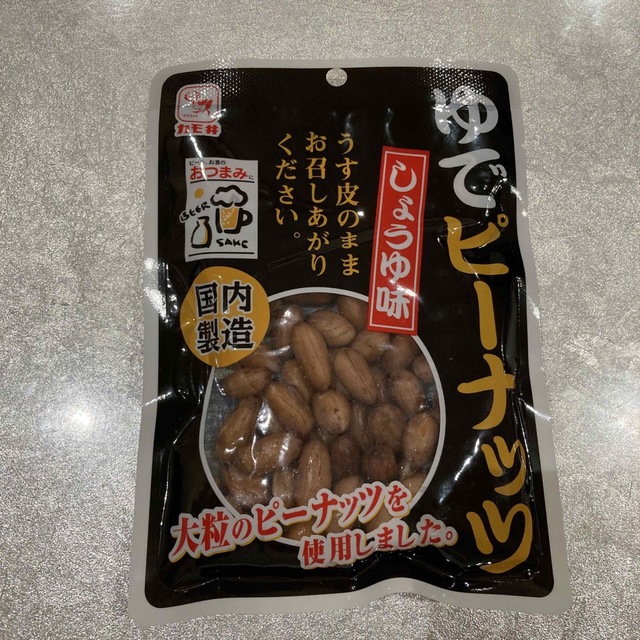 カモ井　ゆでピーナッツ　しょうゆ味　90g✖️4袋　おつまみ  食品/飲料/酒の加工食品(豆腐/豆製品)の商品写真