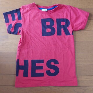ブランシェス(Branshes)のブランシェス ロゴ 半袖Tシャツ 赤 150(Tシャツ/カットソー)