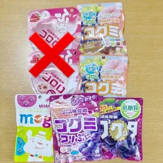 ユーハミカクトウ(UHA味覚糖)のUHA味覚糖　グミセット　コグミ　ググッタ　mogg(菓子/デザート)