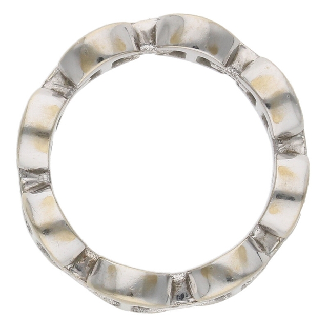 ホーセンブース/HOORSENBUHS DAME TRI-LINK 18KWGダイヤリング メンズ 8号 メンズのアクセサリー(リング(指輪))の商品写真
