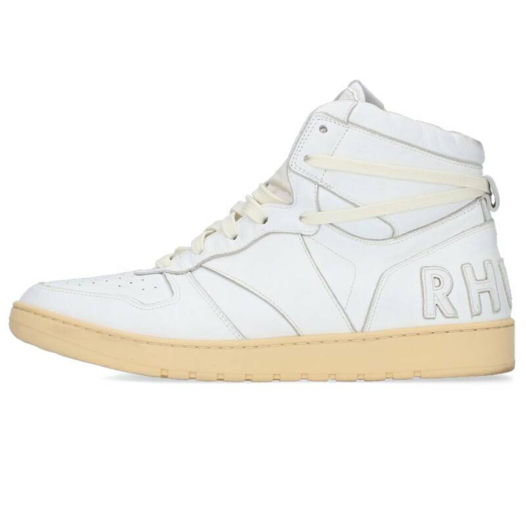 ルード RHUDE  21SS  Rhecess Hi  RHSS21FO00000029 ハイカットレザースニーカー メンズ 10