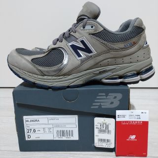 ニューバランス(New Balance)の良品 ニューバランス 2002RA グレー GORE ゴア RXC 992(スニーカー)