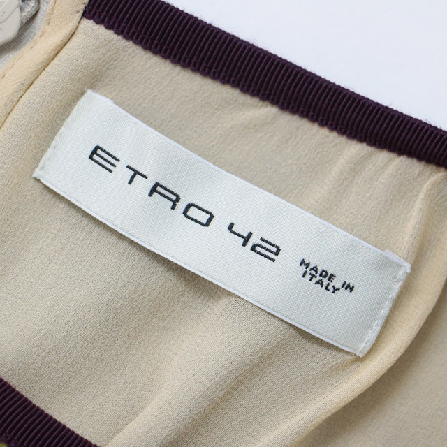 ETRO - ETRO エトロ ワンピース ドレス マルチ ベージュ系 42(XL