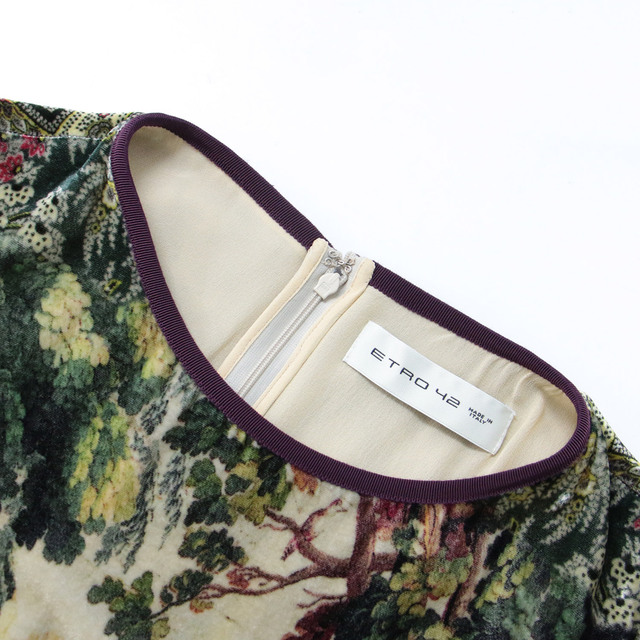 ETRO - ETRO エトロ ワンピース ドレス マルチ ベージュ系 42(XL