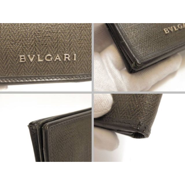ブルガリ　二つ折り　長財布　イタリア製　BVLGARI