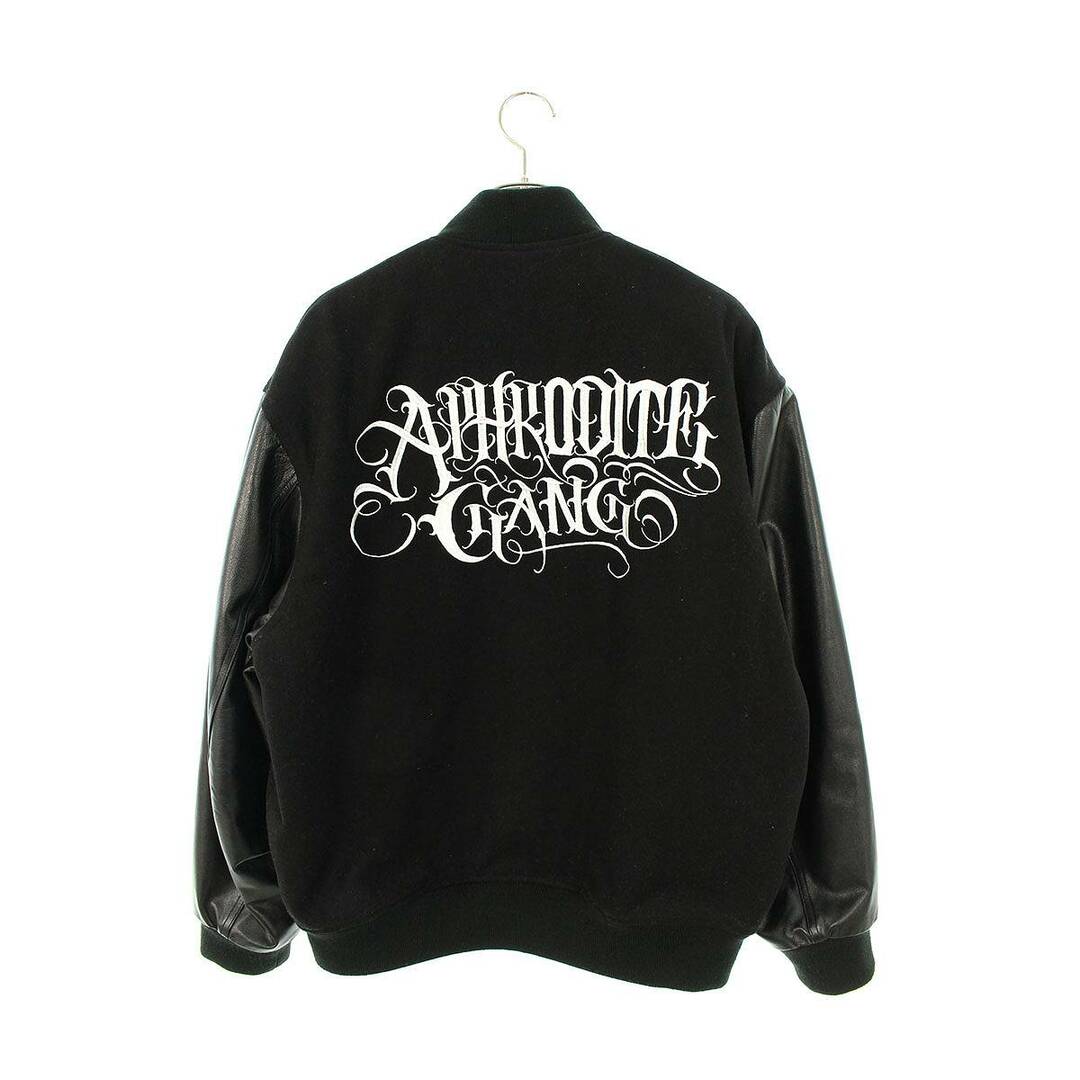 APHRODITE GANG LEATHER VARSITY JACKET