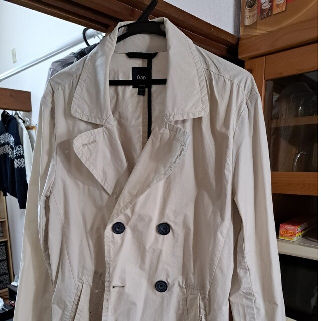 トレンチコート 白　メンズ メンズのジャケット/アウター(トレンチコート)の商品写真