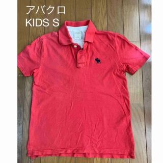 アバクロンビーアンドフィッチ(Abercrombie&Fitch)のアバクロ　赤　半袖ポロシャツ　キッズS/10(Tシャツ/カットソー)