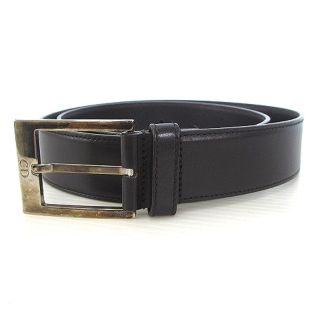 ディオールオム(DIOR HOMME)のディオールオム ベルト ピンバックル 06BM 0026 レザー 85 こげ茶(ベルト)