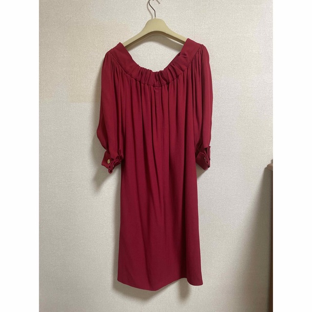 GWセール☆GUCCI☆グッチ☆コレクション☆レッドワンピース☆カフス