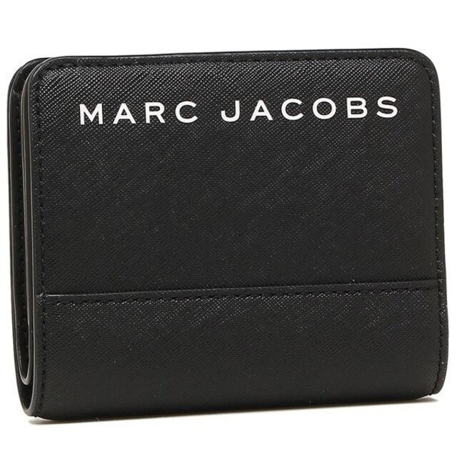 MARC JACOBS マークジェイコブス 折り財布 ブラック サフィアーノ