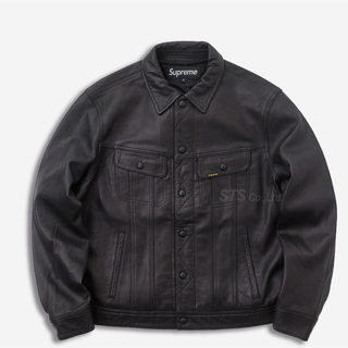 シュプリーム(Supreme)のSupreme leather trucker jacket SorM(レザージャケット)
