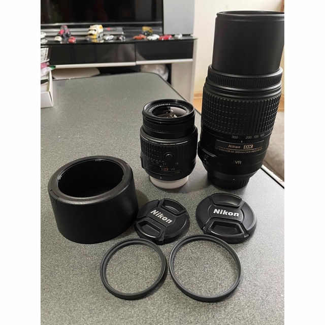 望遠ニコン Nikon AF-S 55-300 / 18-55 レンズ