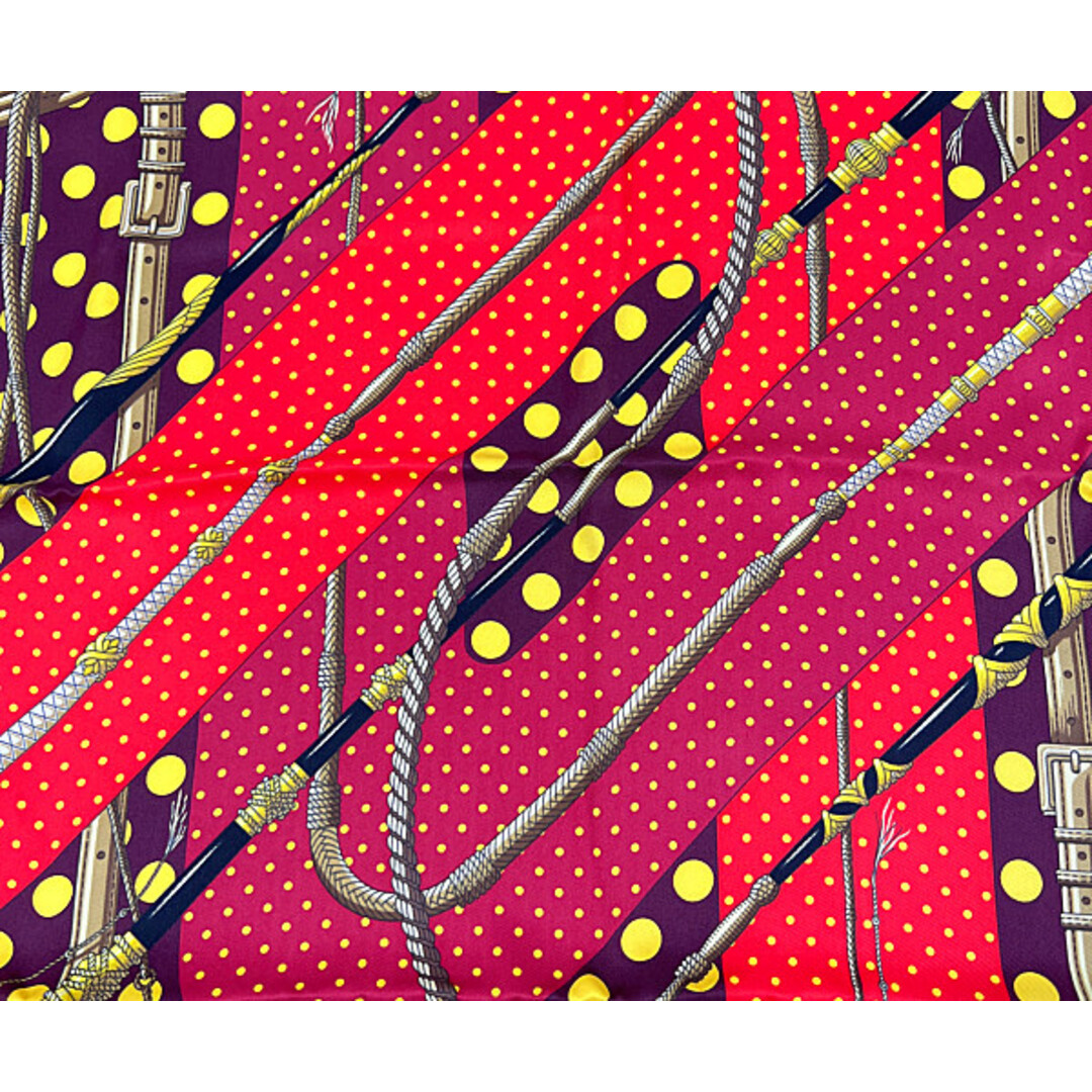 HERMES エルメス シルク スカーフ カレ70 Clic Clac a Pois クリック