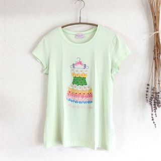 モナリザ(MONNALISA)のモナリザ♡12y152㎝Tシャツ*ミント(Tシャツ/カットソー)