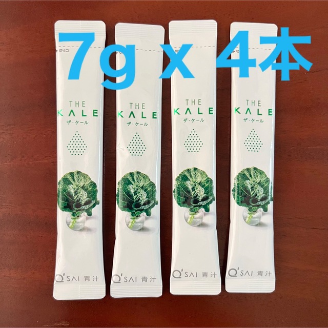 Q'SAI(キューサイ)のザ•ケール 7g 4本 THE KALE  キューサイ  青汁 食品/飲料/酒の健康食品(青汁/ケール加工食品)の商品写真