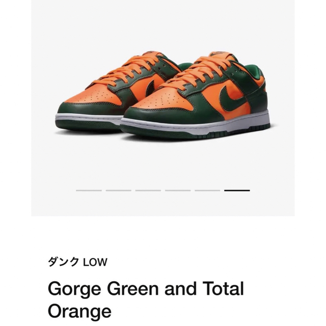 NIKE DUNK LOW RETRO MIAMI HURRICANES