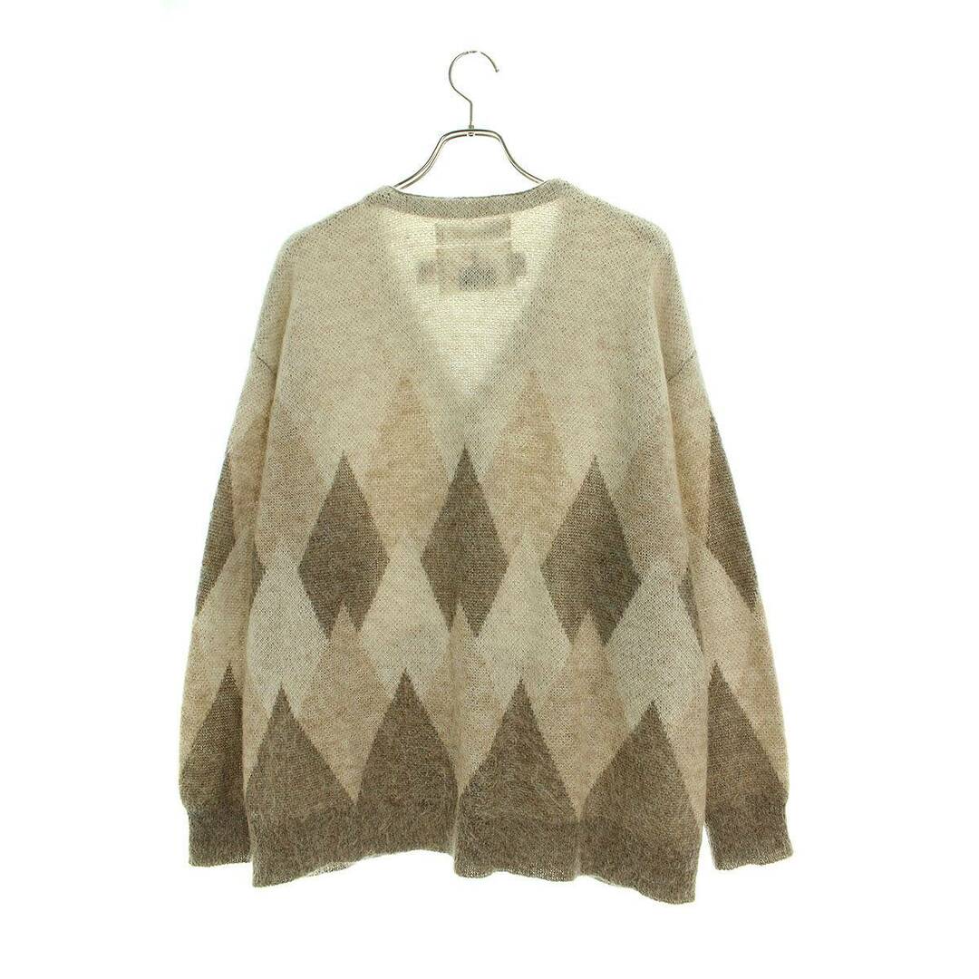 ダイリク DAIRIKU 22AW ARGYLE MOHAIR KNIT CARDIGAN アーガイルモヘア ...