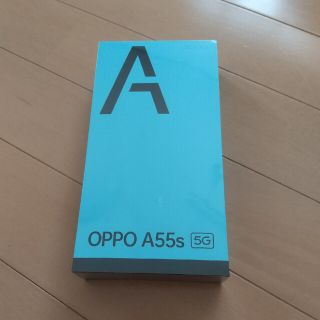 オッポ(OPPO)の【新品 未開封】 OPPO SIMフリースマートフォン A55S 5G グリーン(スマートフォン本体)