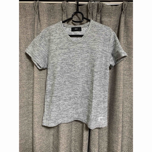 AZUL by moussy(アズールバイマウジー)のアズール  バイ　マウジー　Tシャツ　S タオル生地　グレー メンズのトップス(Tシャツ/カットソー(半袖/袖なし))の商品写真
