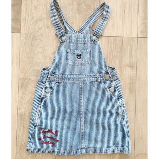 美品【ミキハウス】ダブルビーオーバーオール90～110\u0026Tシャツ\u0026長T９０cm