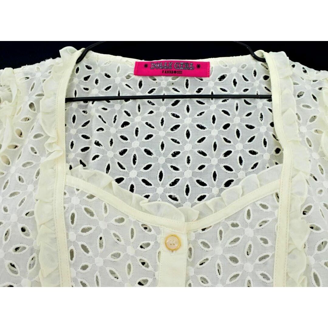 ANNA SUI 総レース ブラウス