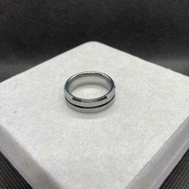 即決 TUNGSTEN CARBIDE リング 指輪  メンズのアクセサリー(リング(指輪))の商品写真