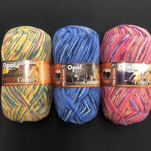NEW オパール毛糸　カントリー　3玉セット
