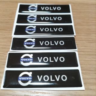 ボルボ(Volvo)のボルボ立体成形ステッカー6p激安価格に付き値引き不可。(車外アクセサリ)