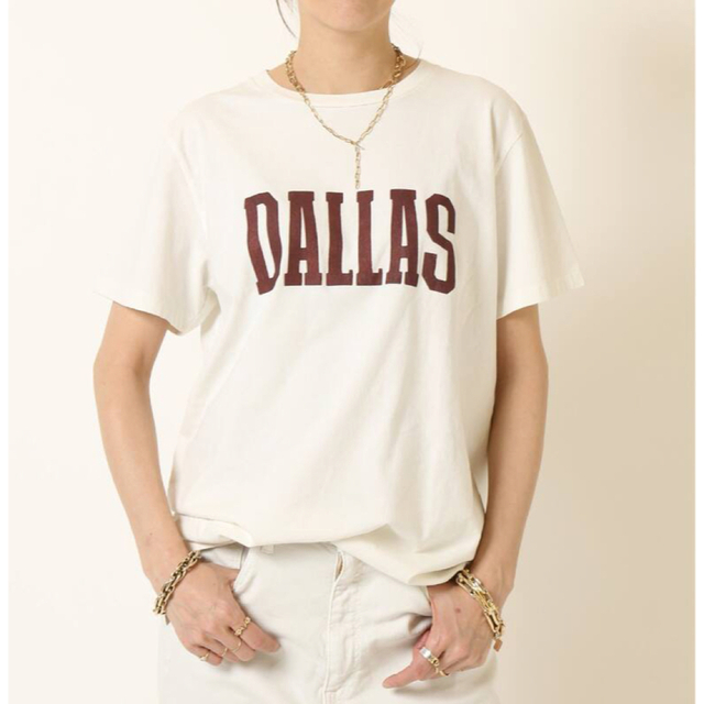 MUSE◇REMI RELIEF/レミレリーフDALLAS Tシャツ ホワイト