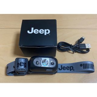 ジープ(Jeep)の専用品！jeep ジープ　ヘッドバンドライト　未使用品(ライト/ランタン)