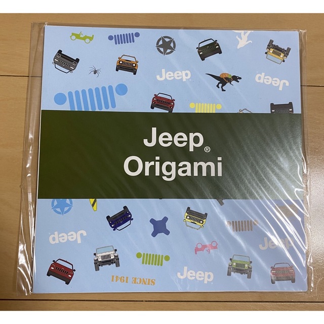 Jeep(ジープ)のjeep ジープ　オリジナル　ステッカー×折紙　2点セット 自動車/バイクのバイク(ステッカー)の商品写真