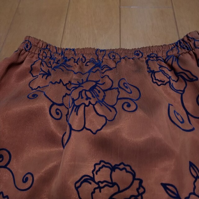 C'EST LA VIE(セラビ)のCEST LAVIEオーガンジー素材スカートプラウン裏地付Mサイズ レディースのスカート(ひざ丈スカート)の商品写真