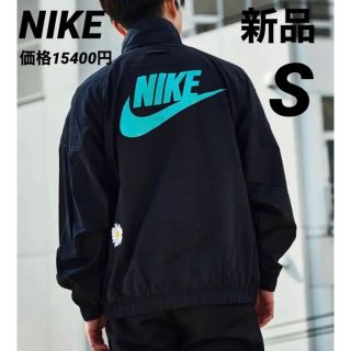 90s NIKE テック系　撥水　ナイロンジャケット　  ブラック