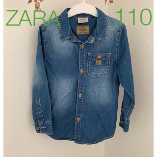 ザラ(ZARA)のZARA kids デニムシャツ　110(Tシャツ/カットソー)