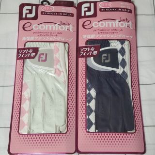 フットジョイ(FootJoy)の2色セット 両手用 19cm フットジョイ レディース ゴルフグローブ(その他)