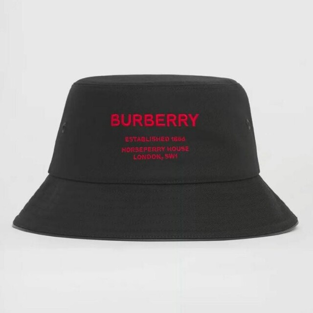 BURBERRY(バーバリー)のバーバリー♡ホースフェリーモチーフ コットン バケットハット メンズの帽子(ハット)の商品写真
