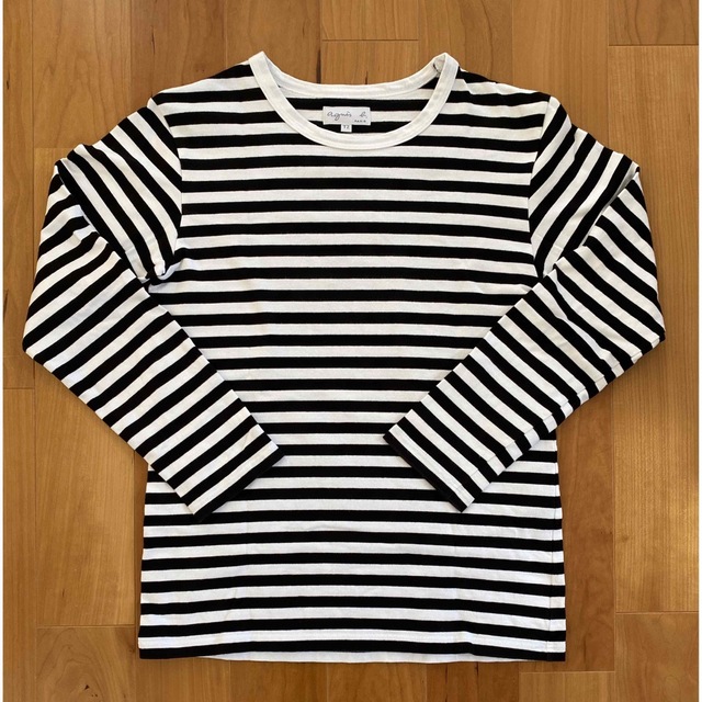 agnes b.(アニエスベー)の超美品　アニエスベー　アニエス　ボーダー　tシャツ　ロンT カットソー　 レディースのトップス(Tシャツ(長袖/七分))の商品写真