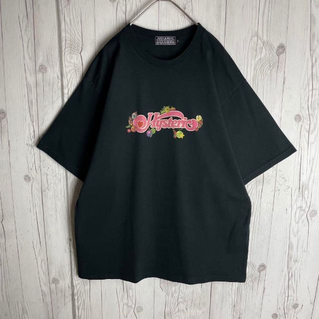 HYSTERIC GLAMOUR(ヒステリックグラマー)の【即完売モデル】ヒステリックグラマー☆センターガールフルーツロゴ入りtシャツ メンズのトップス(Tシャツ/カットソー(半袖/袖なし))の商品写真