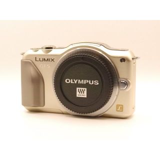 パナソニック(Panasonic)のPanasonic LUMIX DMC-GF5 ボディ シルバー 美品(ミラーレス一眼)