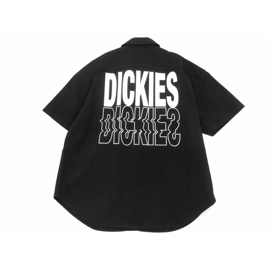 Dickies(ディッキーズ)のディッキーズ 半袖 バックプリント ワーク シャツ sizeS/黒 ■◆ メンズ メンズのトップス(シャツ)の商品写真