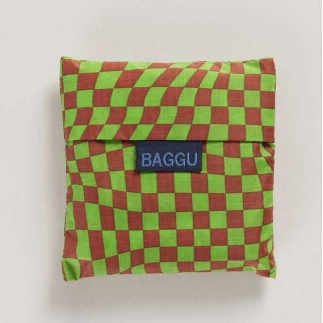 トリッピーチェッカー　チェック　BAGGU baguu バグー エコバッグ