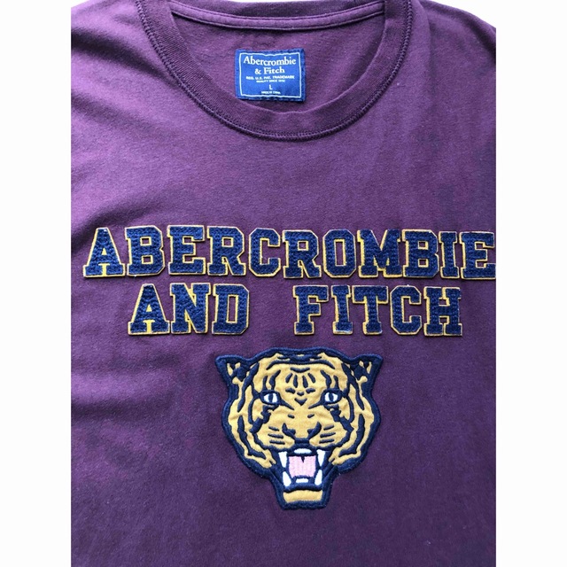 Abercrombie&Fitch(アバクロンビーアンドフィッチ)のAbercrombie&Fitch アバクロ トラ刺繍  Tシャツ   メンズのトップス(Tシャツ/カットソー(半袖/袖なし))の商品写真