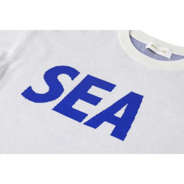 WIND AND SEA(ウィンダンシー)のWIND AND SEA Silk Blend Knit “White” メンズのトップス(ニット/セーター)の商品写真